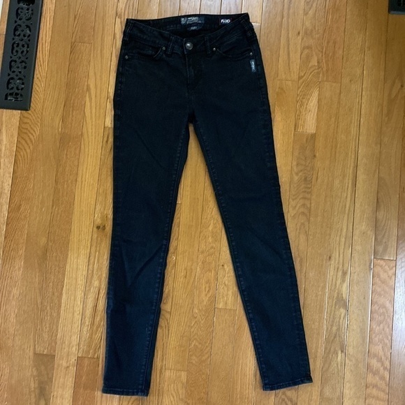 Silver jeans suki mid rise super skinny black jeans woman’s size 28 / 31 pants - Picture 3 of 10